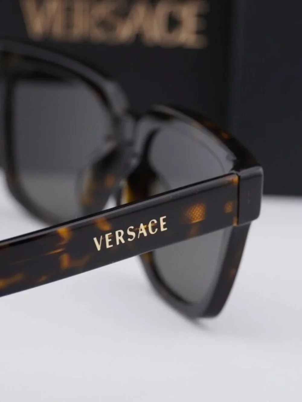 Versace VE4510U 108/3 Unisex Square Sunglasses – Havana / Brown